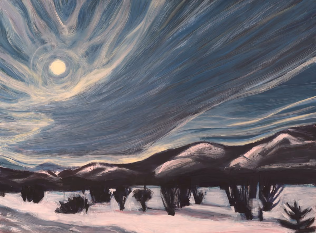 Methow Moonscape, Kathleen Kemly