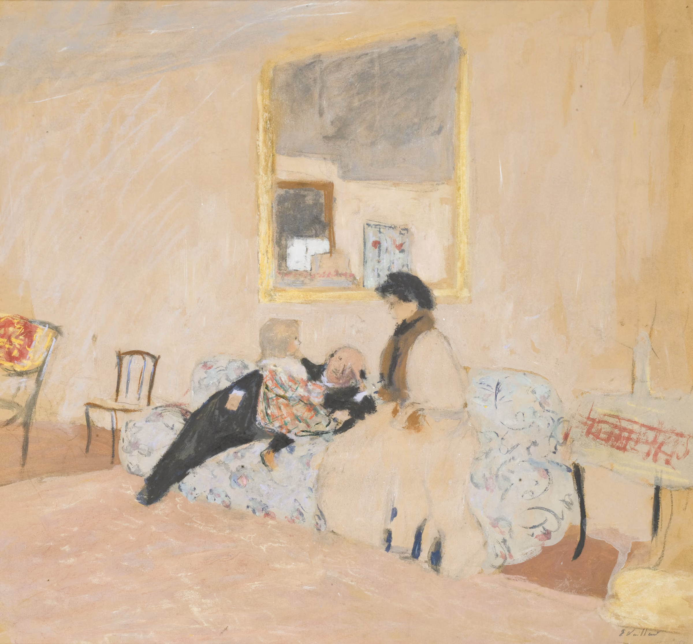 Annette et les visiteurs (M. et Mme Alexandre Vuillard), Édouard Vuillard