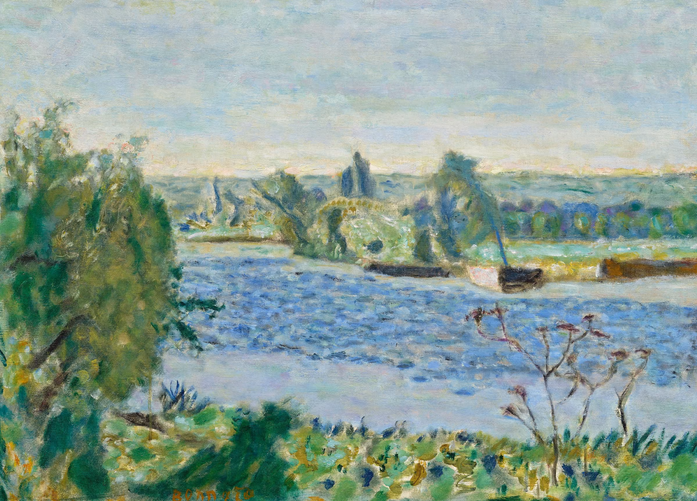 Matin bleu ou Petite rivière