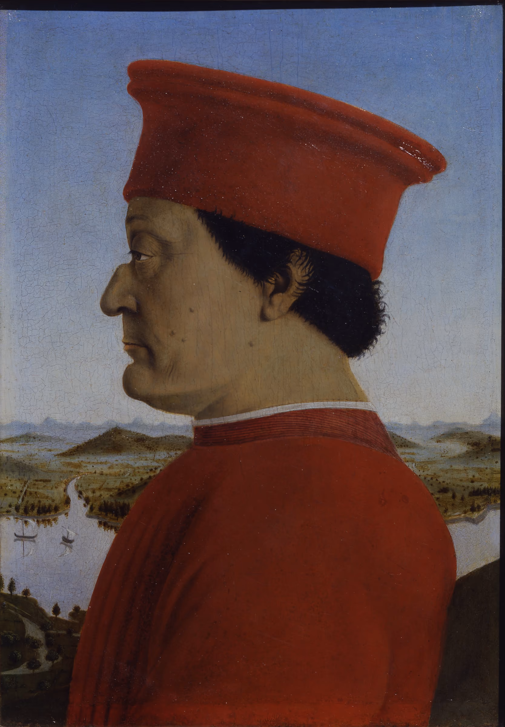 Portraits of the Duke and Duchess of Urbino, Federico da Montefeltro and Battista Sforza, Piero della Francesca