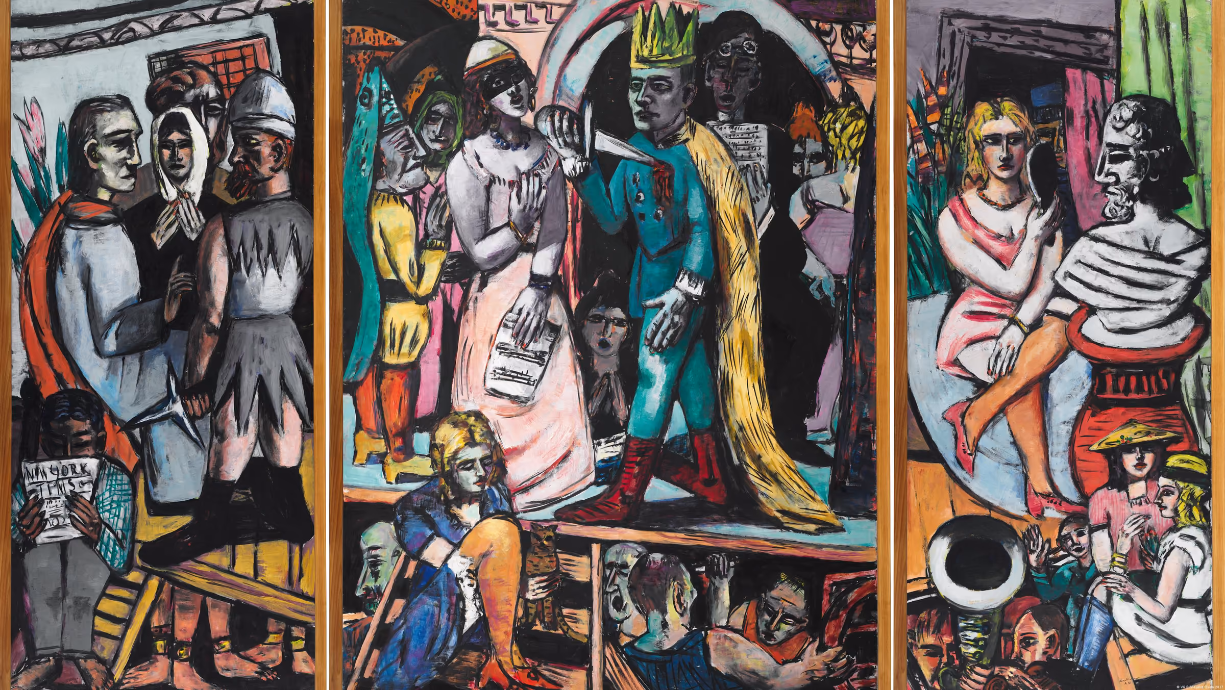 Actors, Max Beckmann