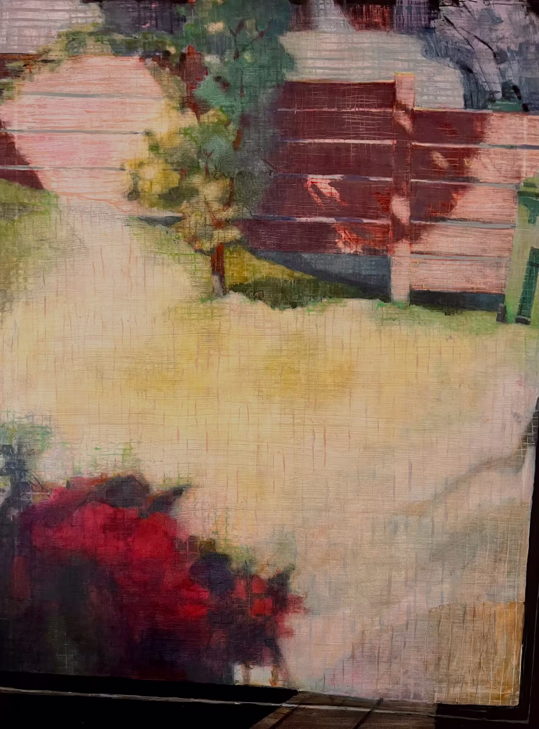 View Outside Artist's Studio During Pandemic