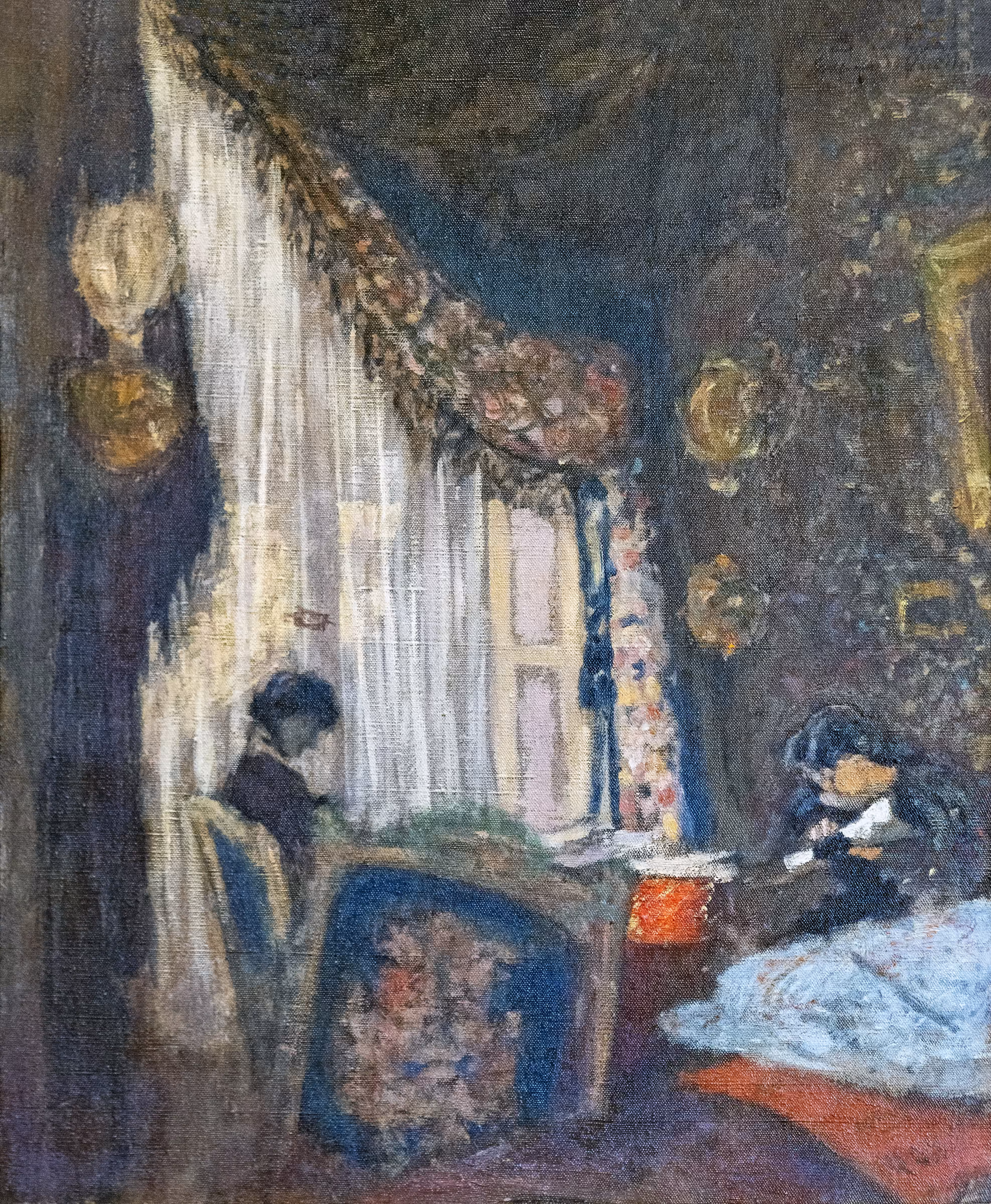 Madame Hessel à sa fenêtre