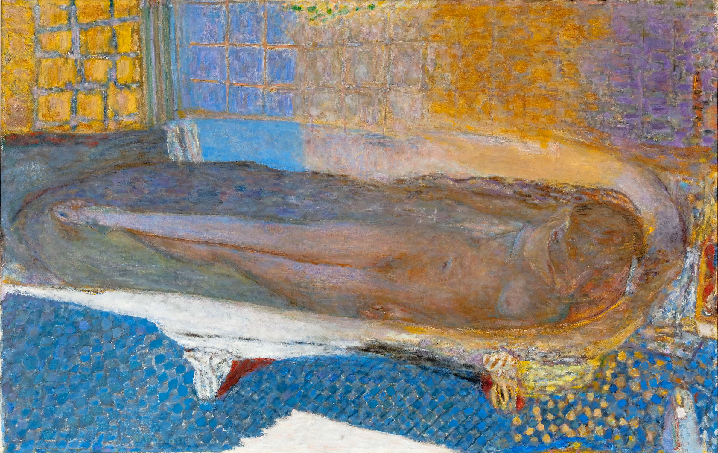 Nu dans le bain